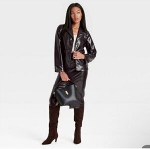 A New Day Faux Leather Jacket XL